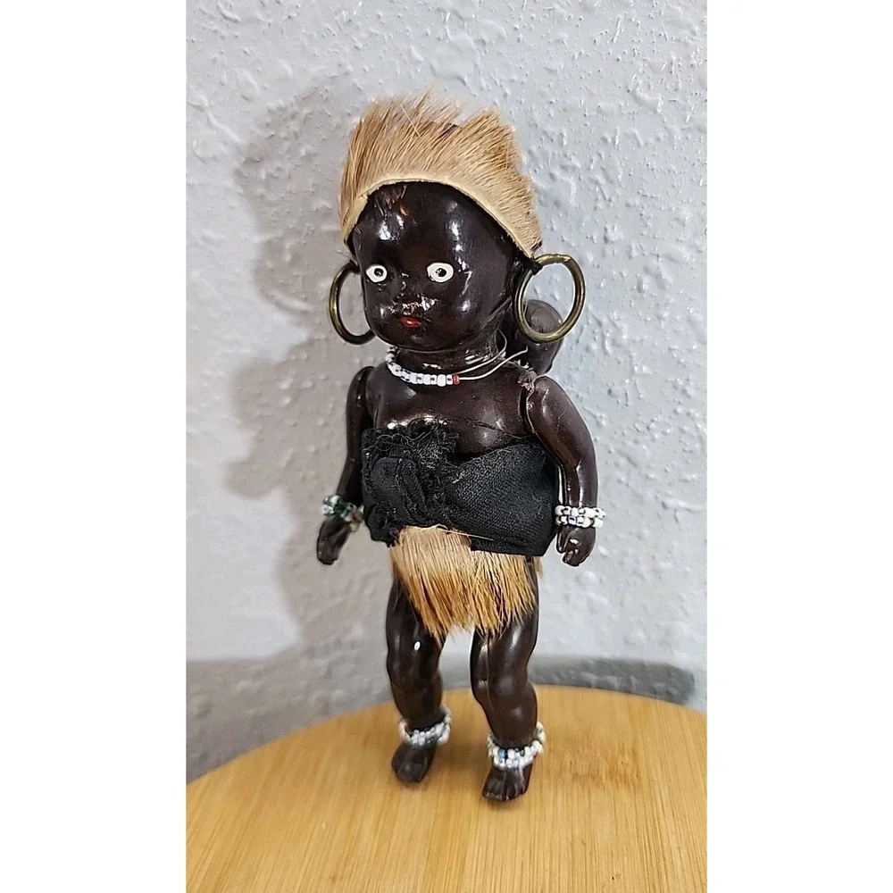 Vintage African Collectible Tribe Doll Made in‎ South Africa 6